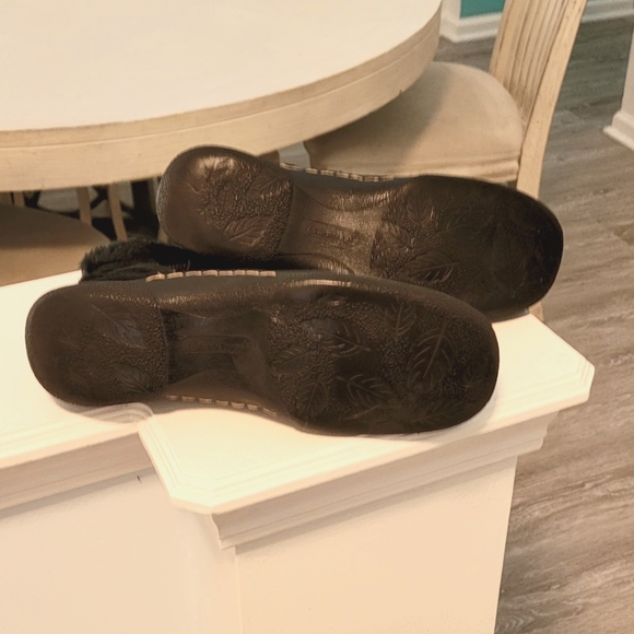 Women's Bare Traps Black Leanna suede, faux fur leather boots NWT,  Sz 10 M - Picture 5 of 7